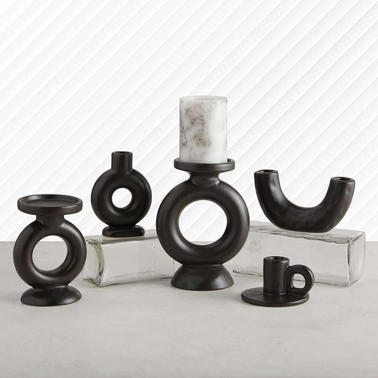 Donut Taper Candleholder (small)