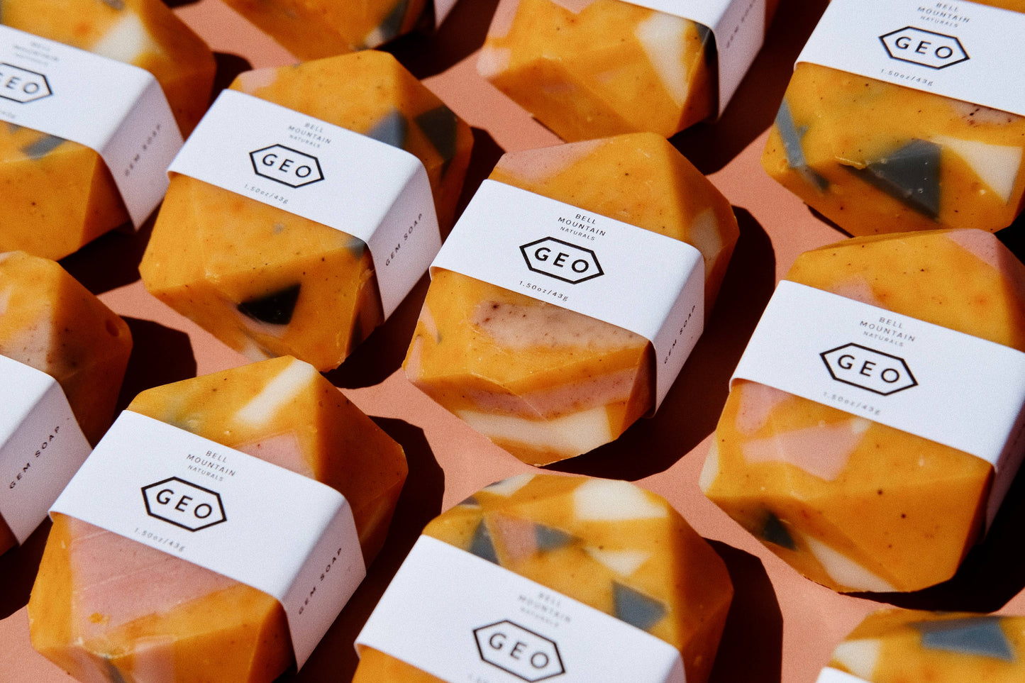Terrazzo Mini Gem Bar Soap – Golden or Charcoal