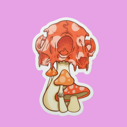 *Sticker: Catshroom, 3" vinyl