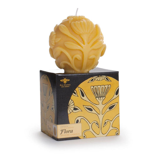 Sphere Candles – Pure Beeswax – Flora, Lotus & Deco Designs
