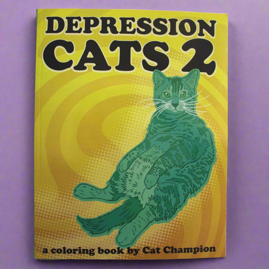 Coloring Book "Depression Cats 2"