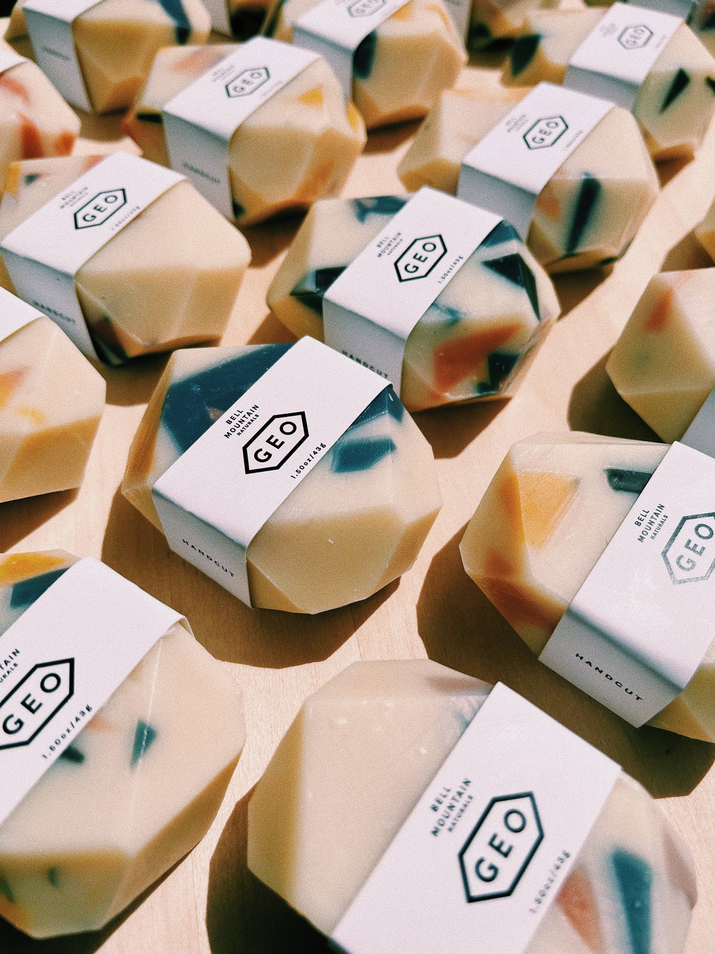 Terrazzo Mini Gem Bar Soap – Golden or Charcoal