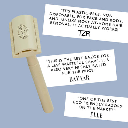 Plastic Free, Sustainable & Reusable Safety Razor