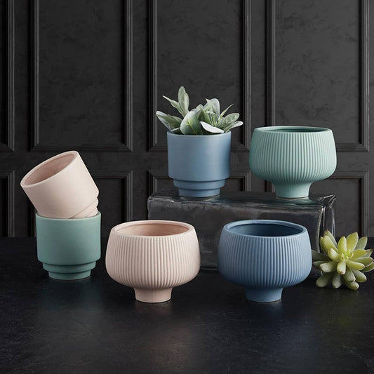 3.5" Ceramic Pot –  Accent for Home or Offic