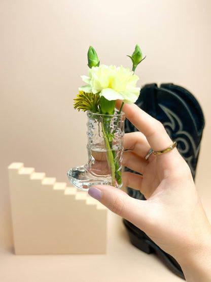 Cowboy Boot Shot Glass - Cor Air plant holder