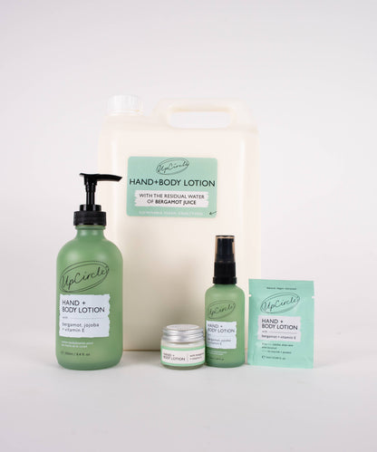 UpCircle Hand + Body Lotion with Bergamot Water