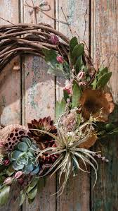 Air Plant + dried Flower Wreaths