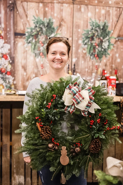 Holiday Wreath Making Workshop  Dec 3rd